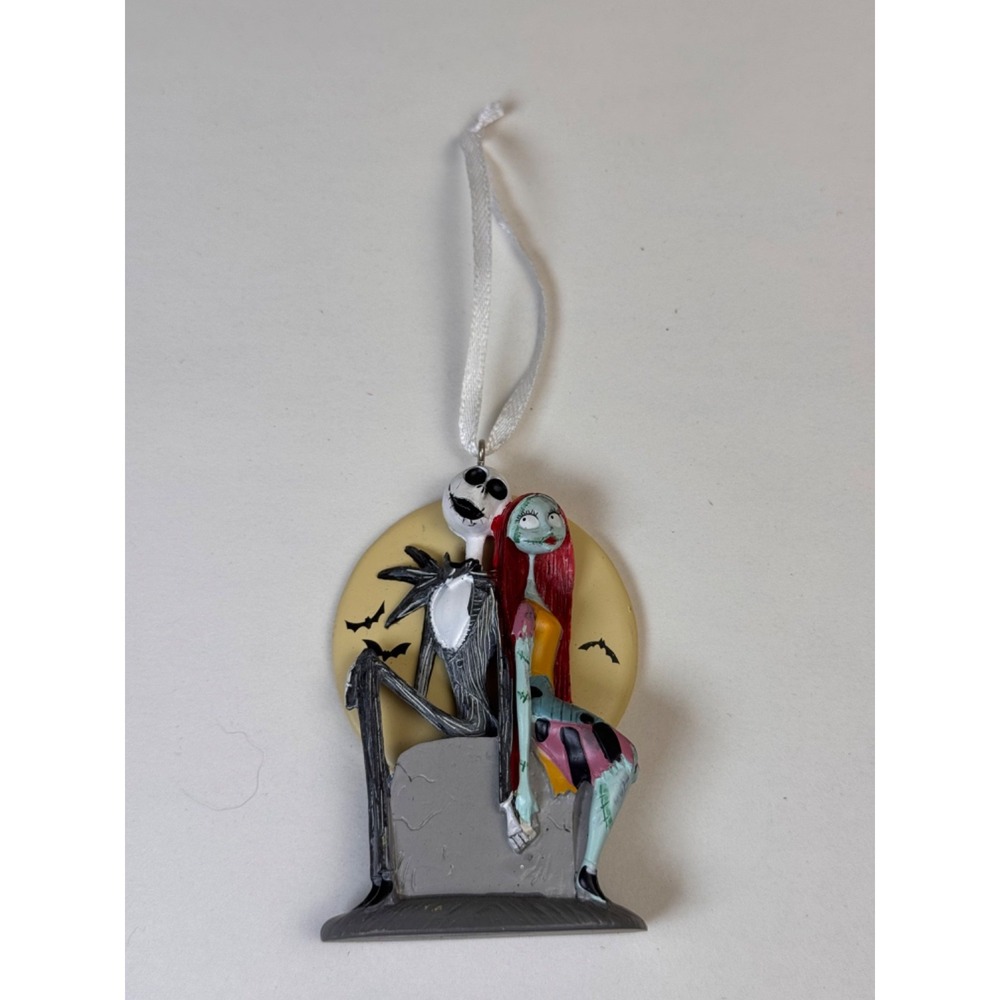 Hallmark The Nightmare Before Christmas Jack Sally Tombstone Christmas Ornament